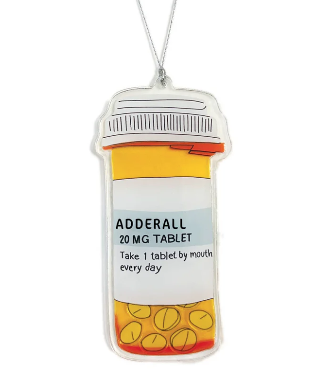 Adderall Ornament